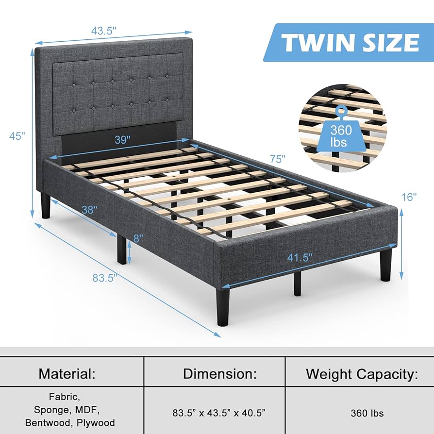 ベッドフレーム bed frame with mattress 81jPoNn7JYL._UF350,350_QL50_.jpg